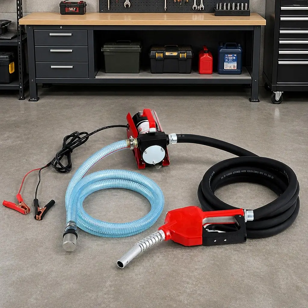 Electric Fuel Transfer Pump for Diesel Oil Kerosene 12V DC 40L per Minute