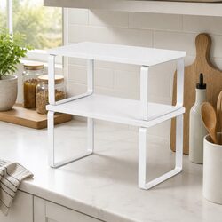 Modular White Kitchen Storage Shelves – Dimensions and Specs