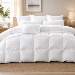 Single Goose Down Doona - 140cm x 210cm, 500GSM