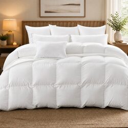 Specifications of Goose Down Feather Quilt for Super King Beds