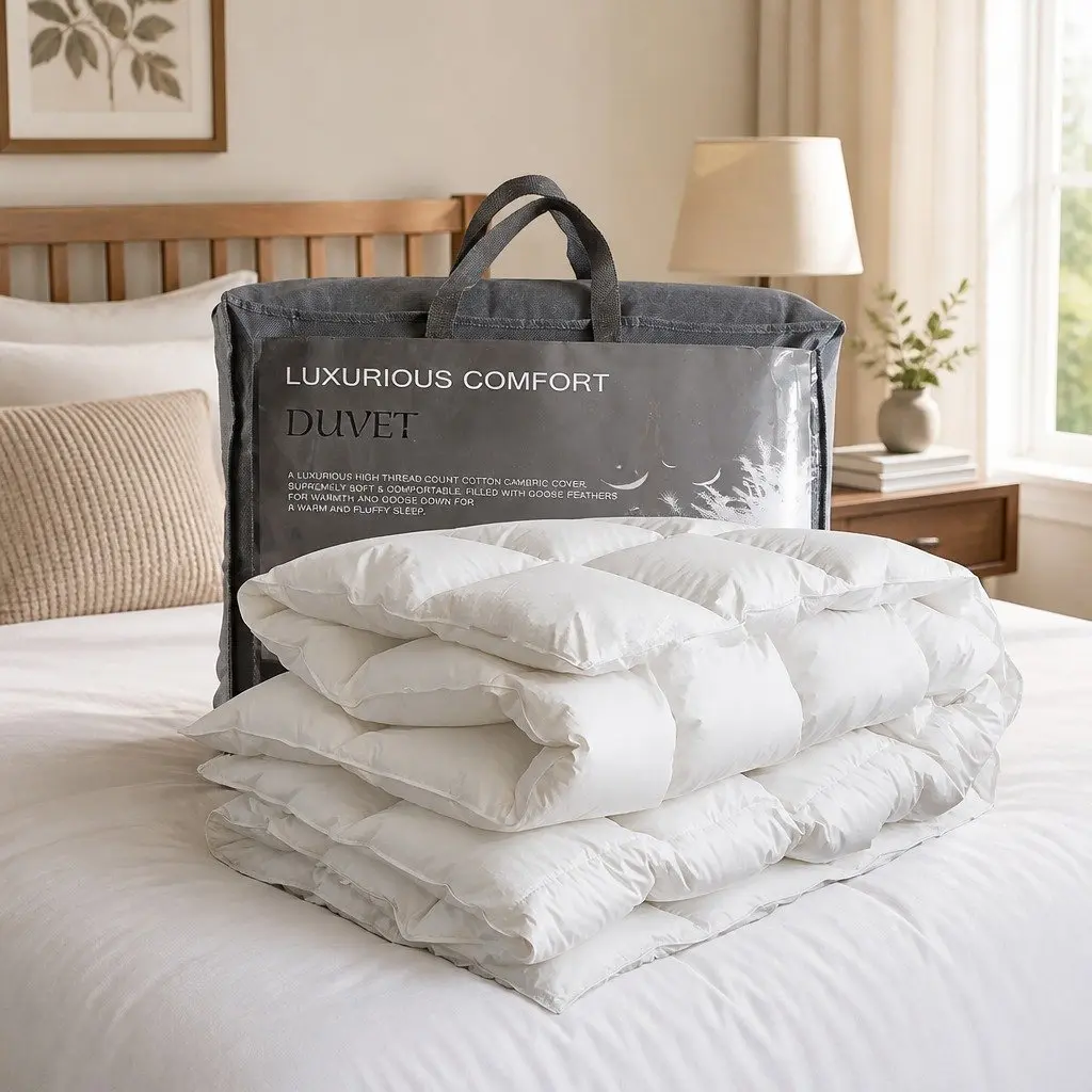 Goose Down Feather Quilt for Super King Beds