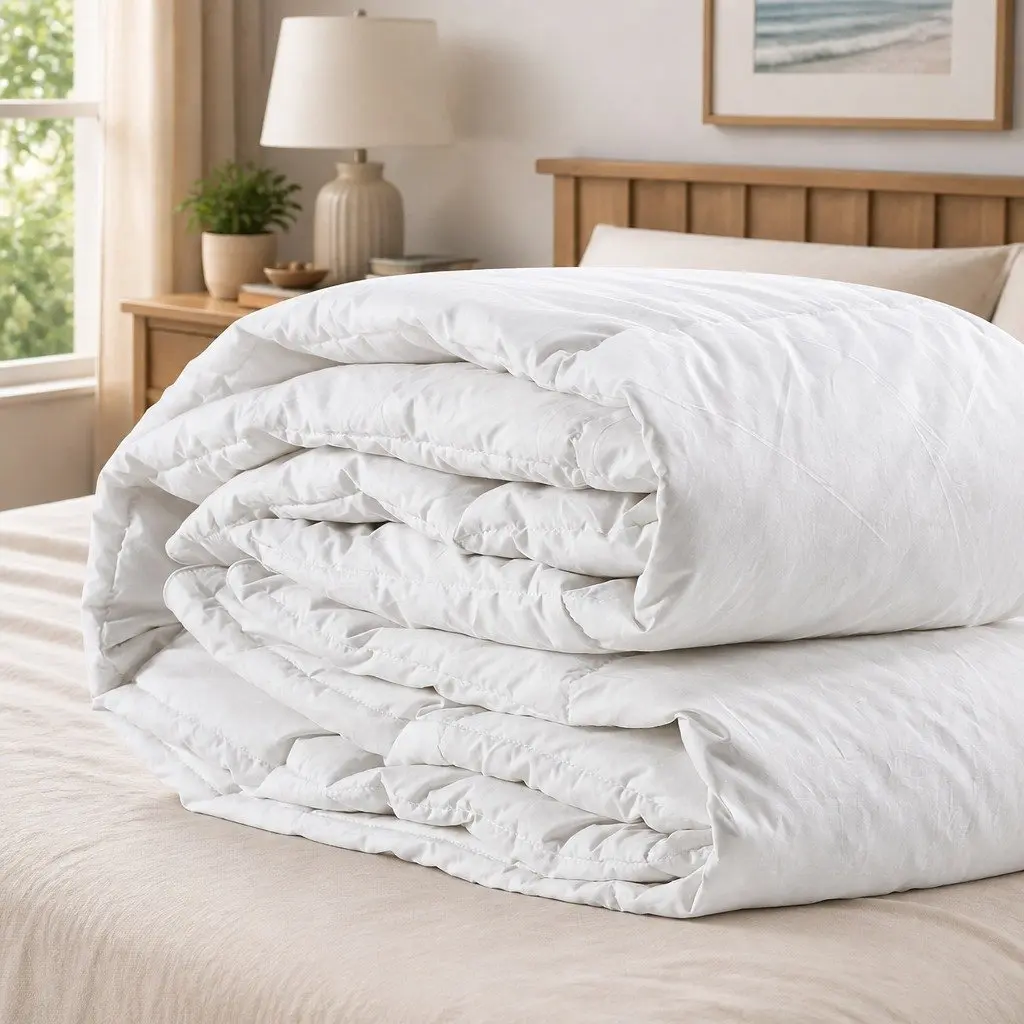 Goose Down Feather Quilt Double 700GSM