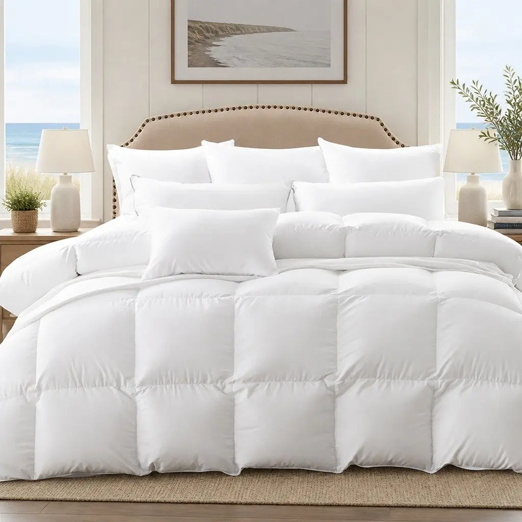 King Size Goose Down Feather Quilt