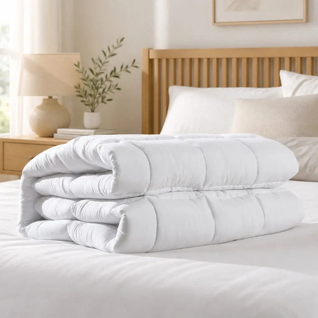 Bamboo Quilt Double 400GSM All Season Winter Bedding Lightweight Breathable