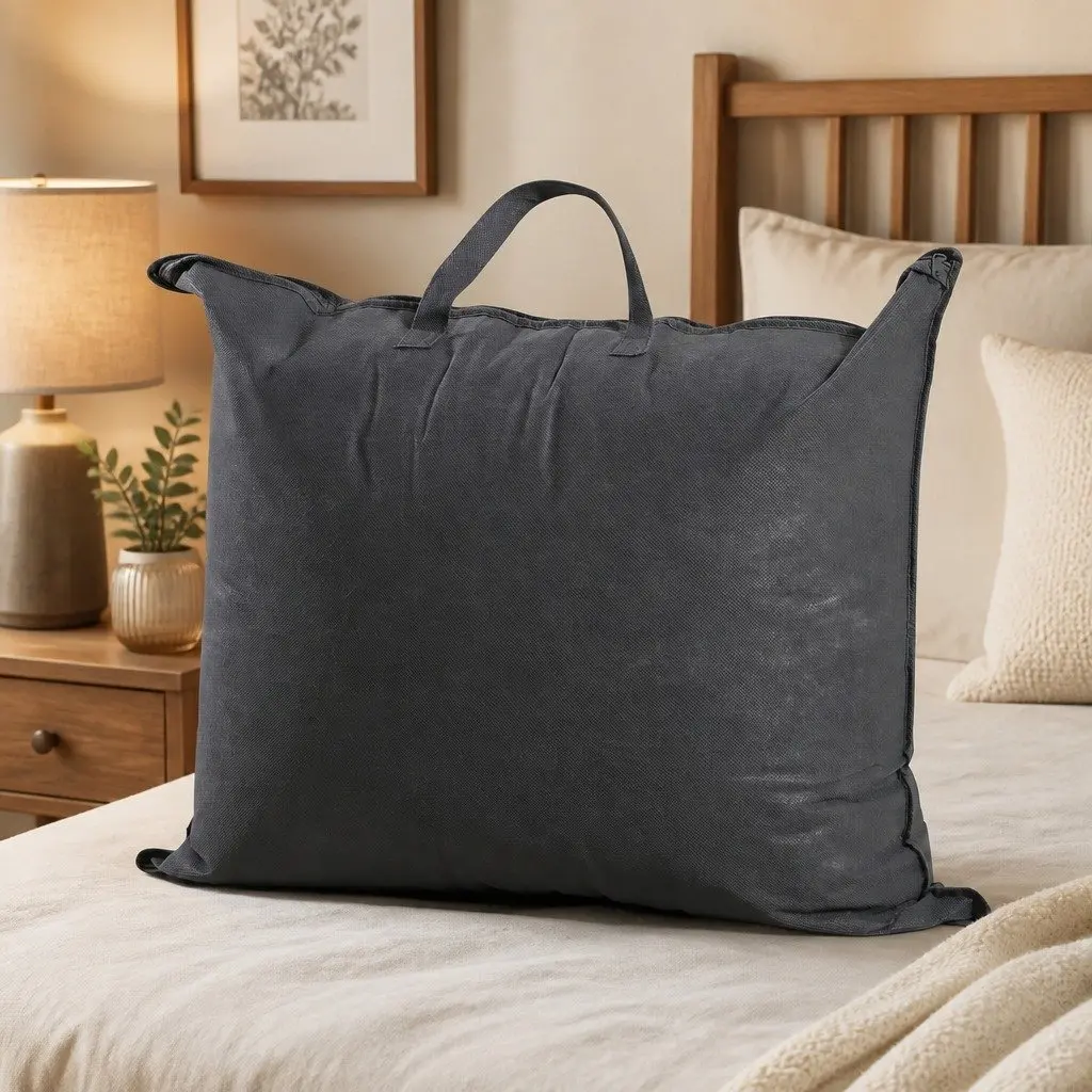 Bamboo Quilt 400GSM King Single All Season Winter Bedding Hypoallergenic Baffle