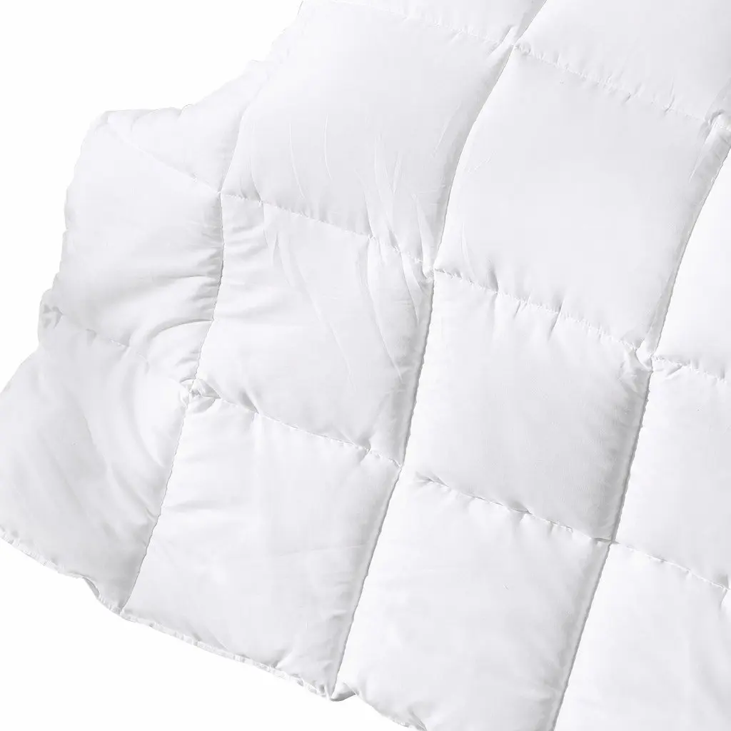 Bamboo Quilt 400GSM King Single All Season Winter Bedding Hypoallergenic Baffle