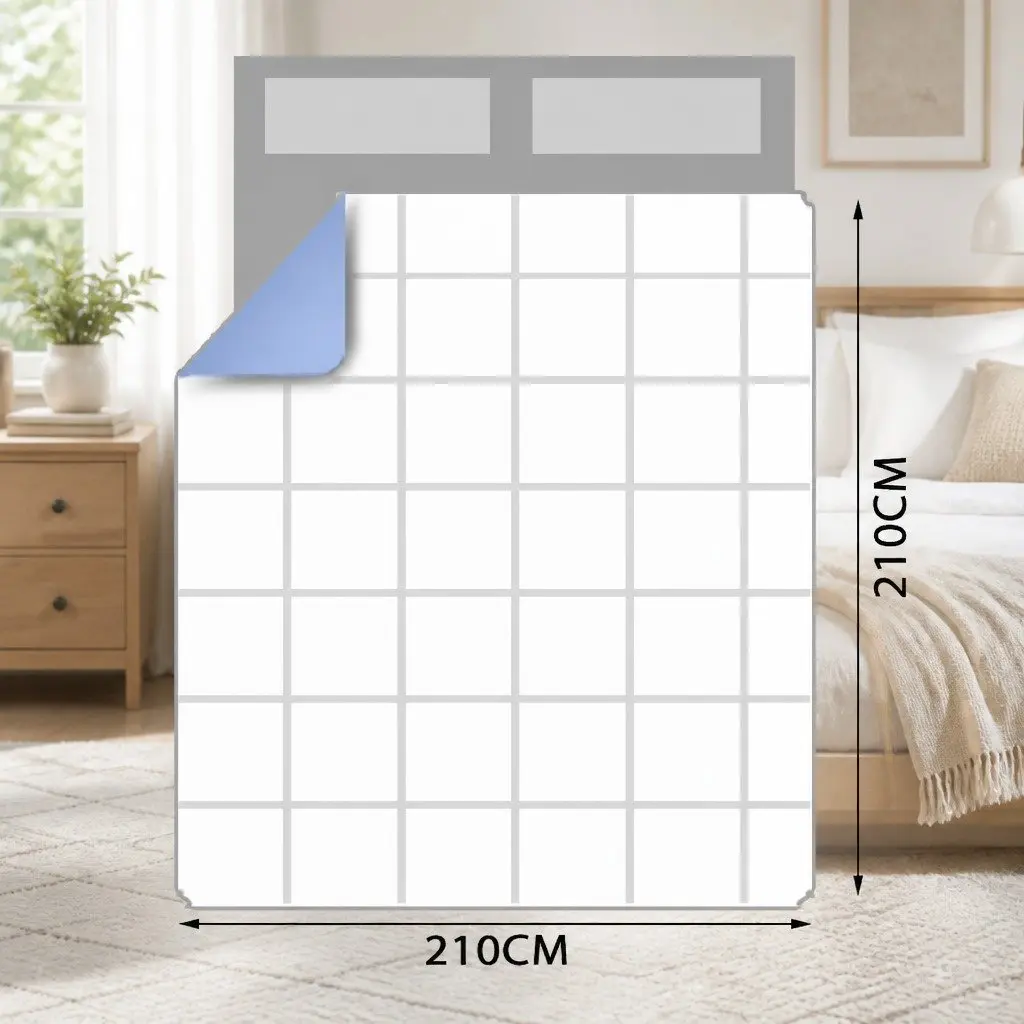 Bamboo Quilt Queen Size 200GSM All Season Bedding Fluffy Filling Baffle Box