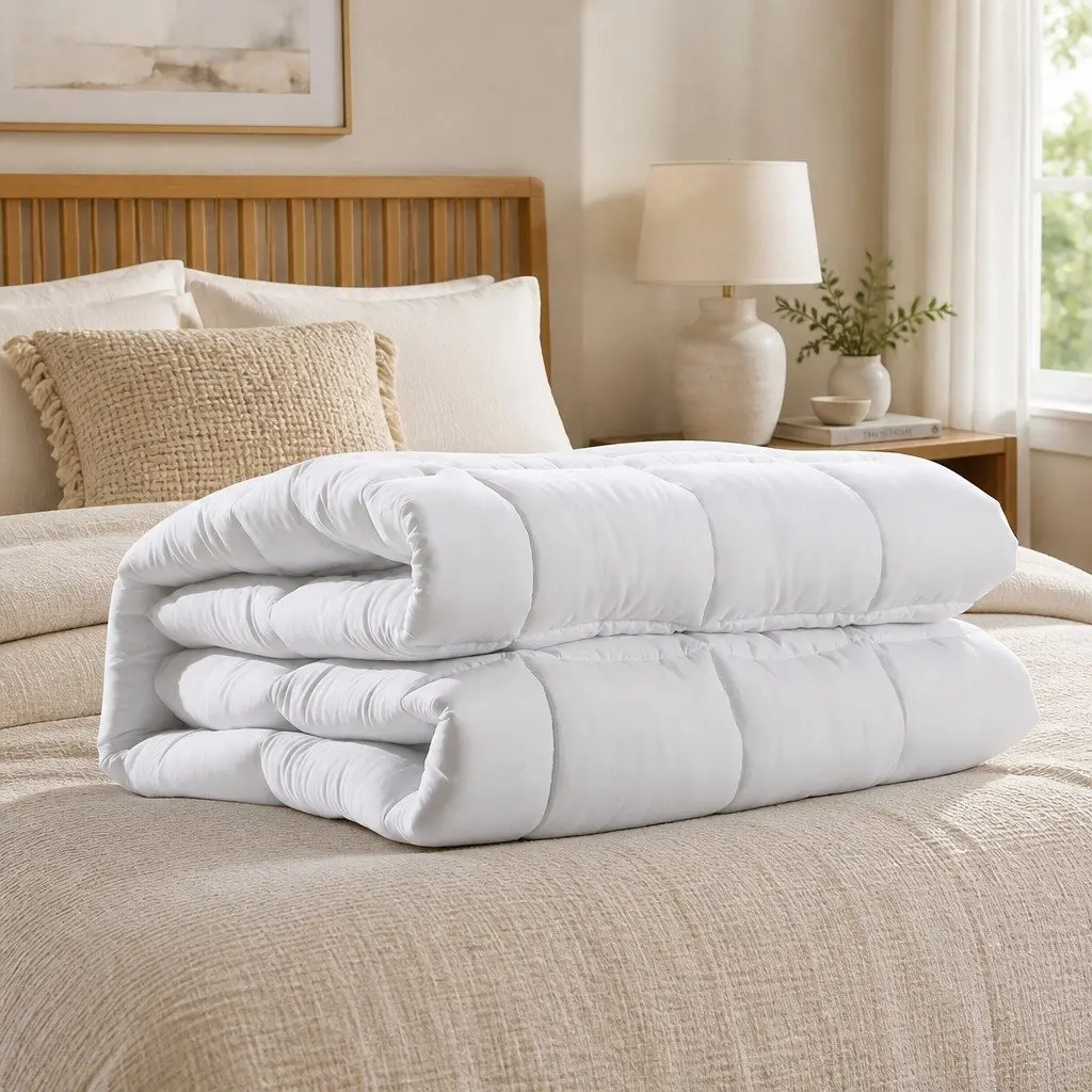 Bamboo Quilt Single 200GSM All Season Lightweight Soft Breathable Bedding