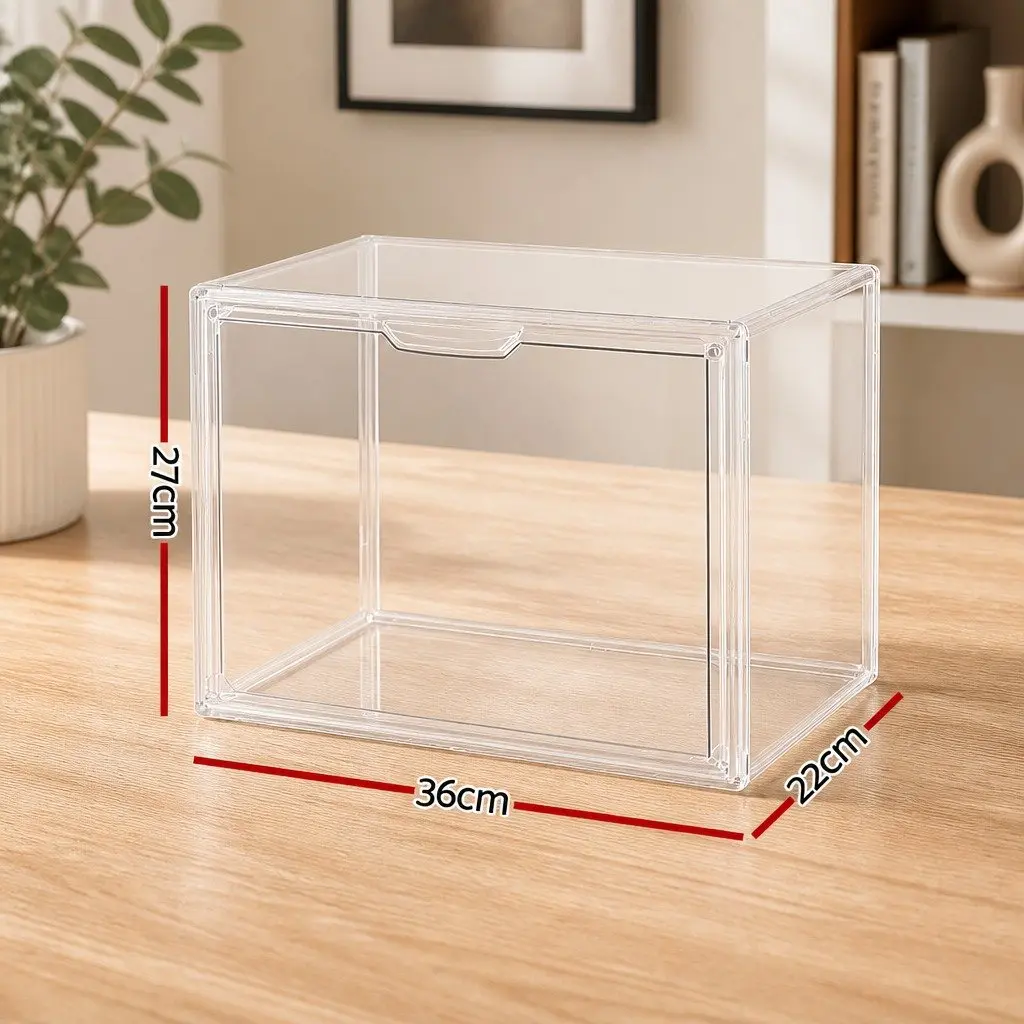 Acrylic Display Case for Collectibles Figures 36cm L x 22cm W x 27cm H