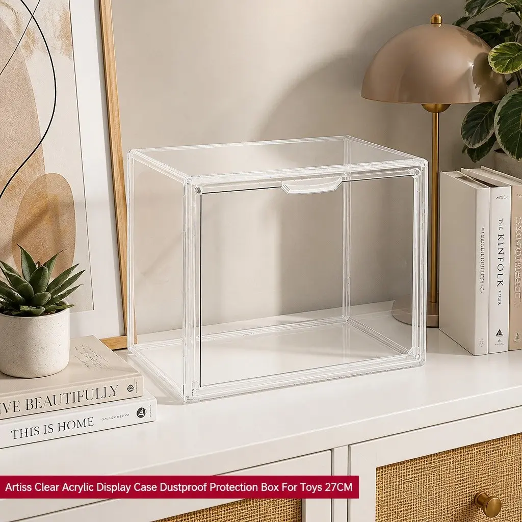 Acrylic Display Case for Collectibles Figures 36cm L x 22cm W x 27cm H