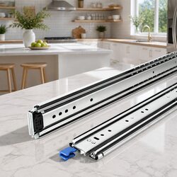 Full Extension Locking Drawer Slides, 914-1829mm Range