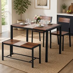 4-Piece Dining Set with Bench: Specs & Details