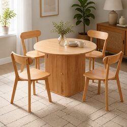 Specifications of 4-Seater Square Dining Table Set