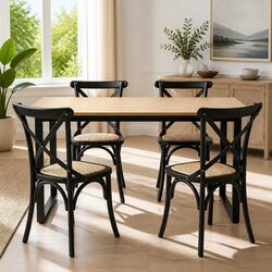 5-Piece Dining Set: Table and Chairs Dimensions and Specs