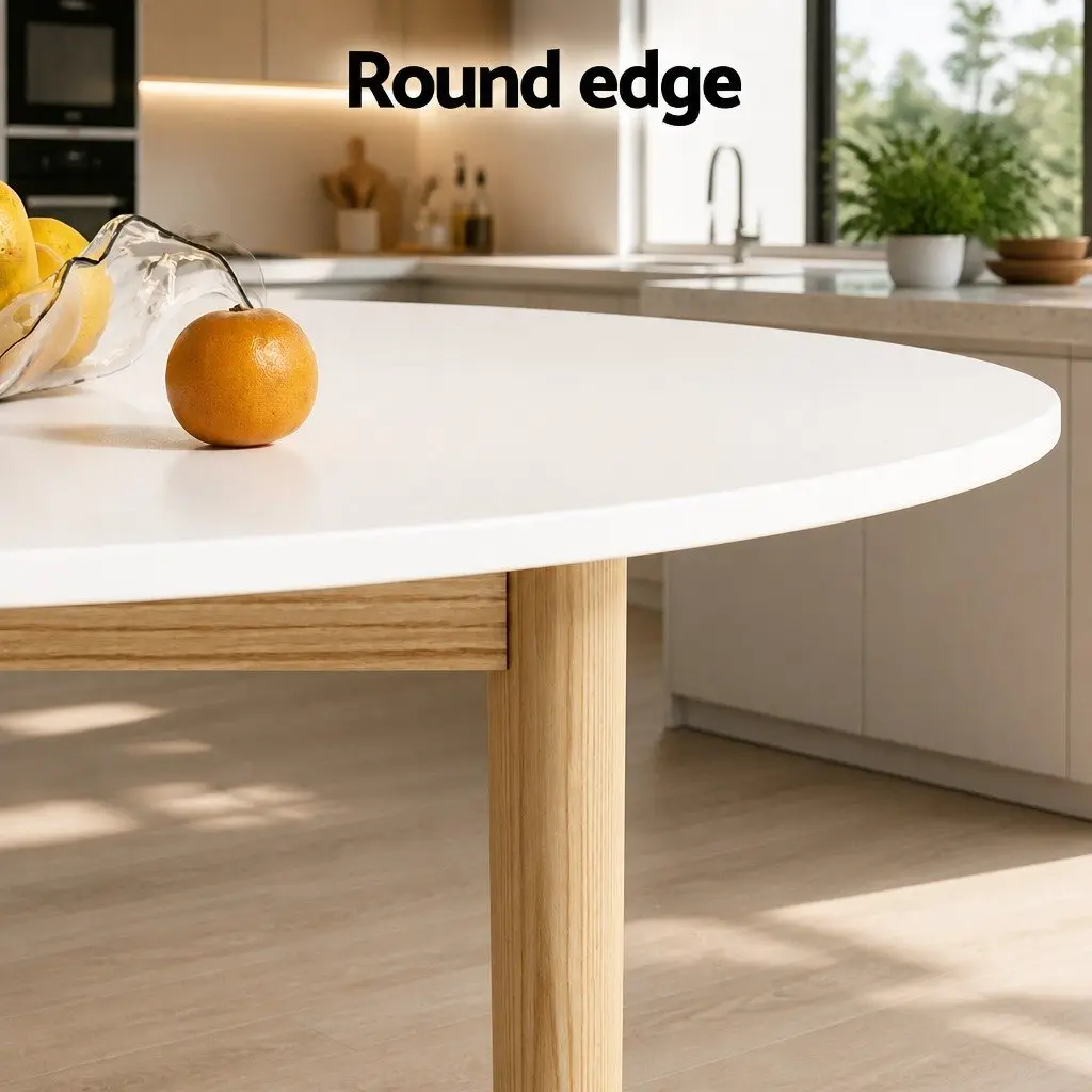 Round Dining Table with 4 Matching Chairs