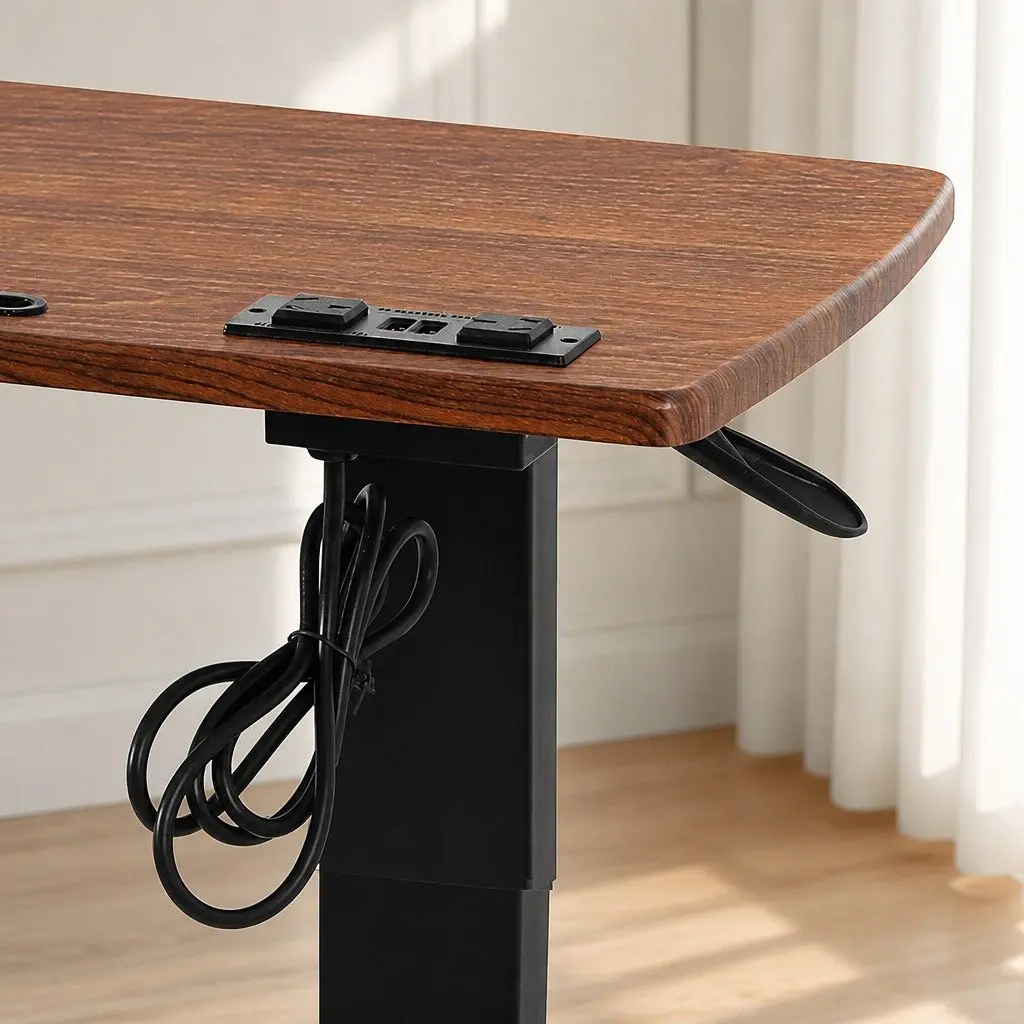 Height Adjustable Standing Desk with USB Charging