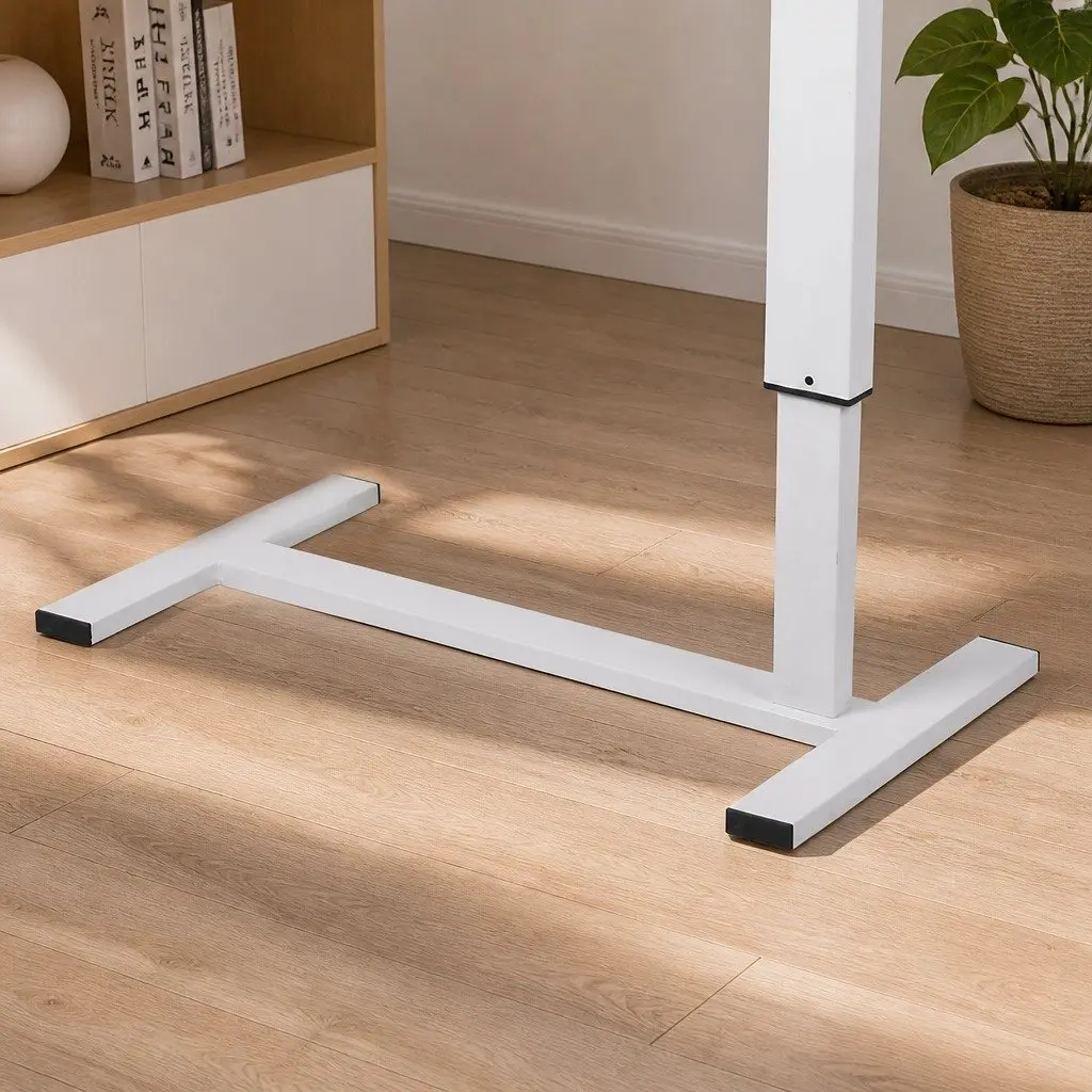 Height Adjustable Standing Desk for Home Office 65-93cm White