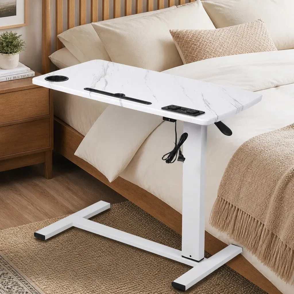 Height Adjustable Standing Desk for Home Office 65-93cm White