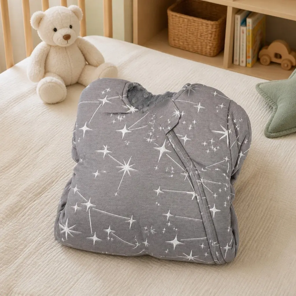 Baby Sleep Bag 3.5 TOG Removable Sleeves Starry Sky S Toddler Wearable Blanket