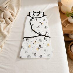Specifications of Pure Cotton Knit Newborn Sleepbag, Split-Leg Design