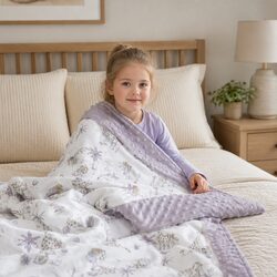2.5 Tog Kids Padded Blanket - Hypoallergenic & Soft