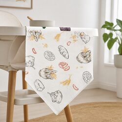 Specifications of Bamboo Cotton Gauze Triangle Baby Bib