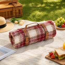 Specifications of British Plaid Picnic Mat 150x100cm Red