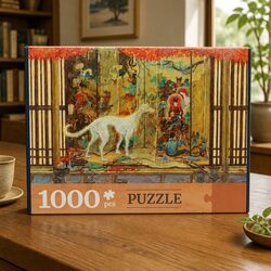 ZhenJun Garden Adult Puzzle - 1000 Pieces, High-Quality Design