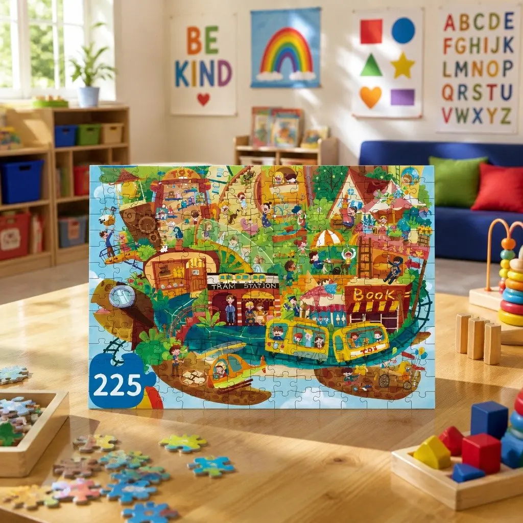Kids Puzzle Educational Toy for Age 7+ 210 and 225 Pieces