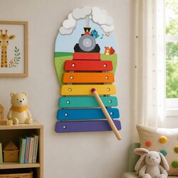 Specifications of the Wall-Mounted Xylophone Toy Rail Track