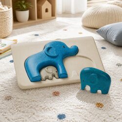 Specifications for Elephant Puzzle: Dimensions & Materials