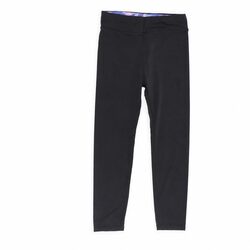 Kids Black Leggings Size 140 Stretchy Elastic Waistband Casual Wear School Gym