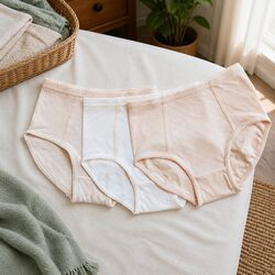Organic Cotton Kids Briefs Girls Underwear Soft Breathable Comfortable Everyday
