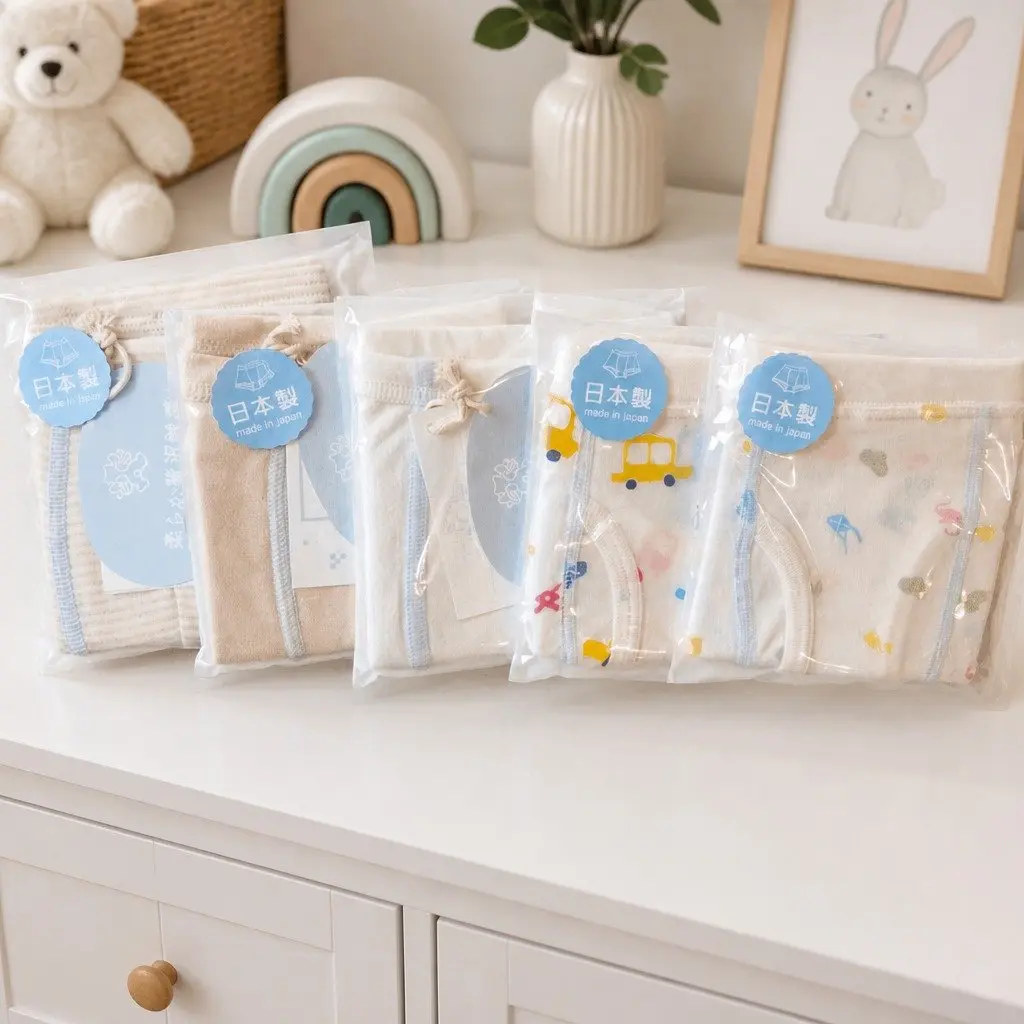 Kids Organic Cotton Underwear Briefs Soft Breathable Girls Camel Size 140