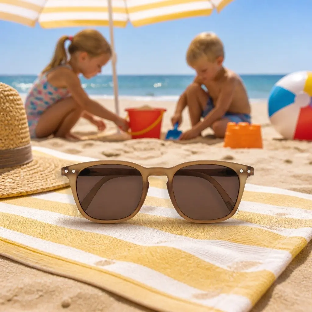Kids Sunglasses with Classic Rectangular Frame