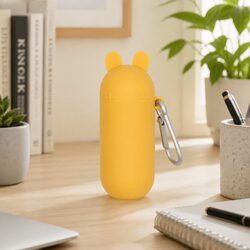 Reusable Extra Wide Bubble Tea Straw with Cleaner and Carabiner