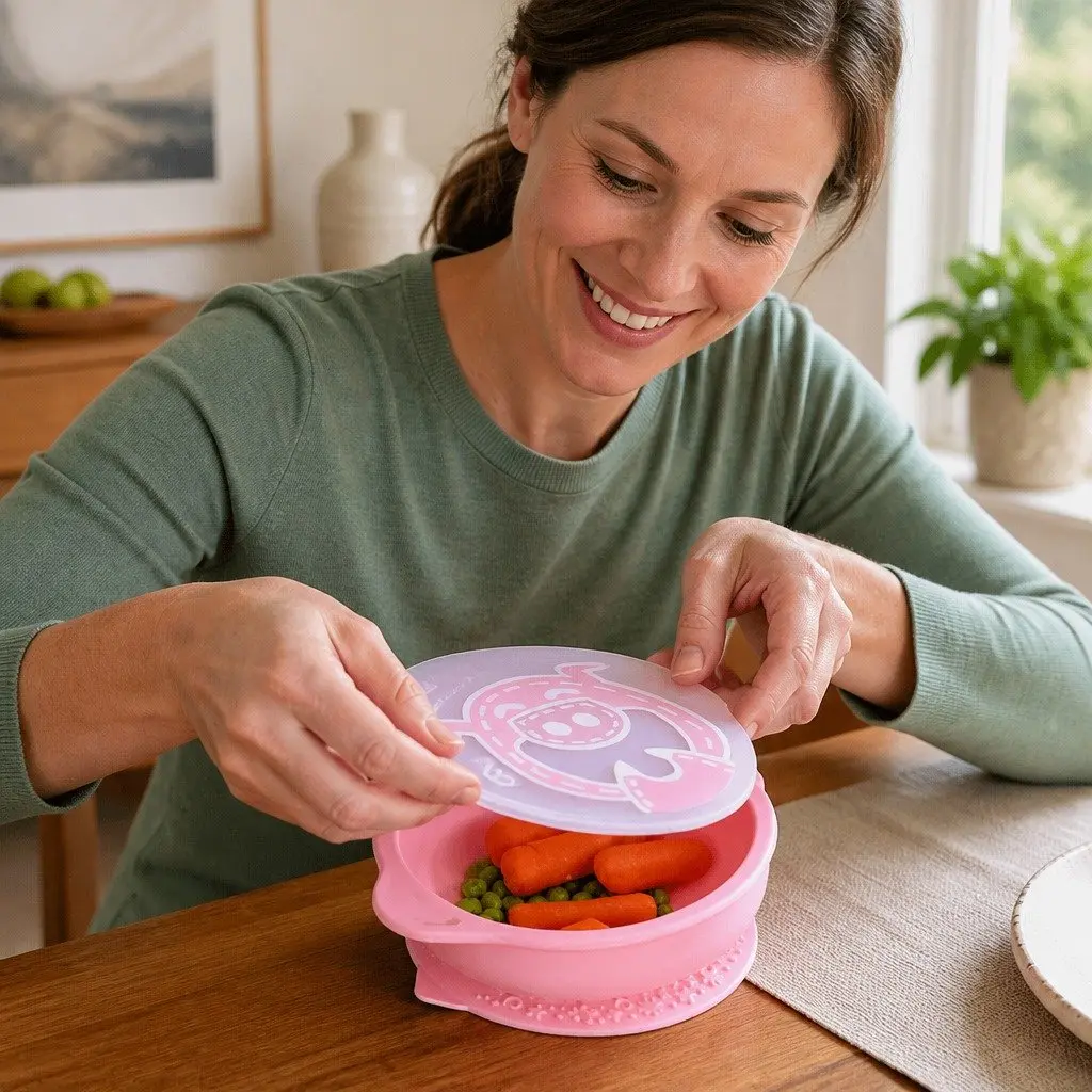 Suction Bowl for Toddler Baby Self Feeding 450ml
