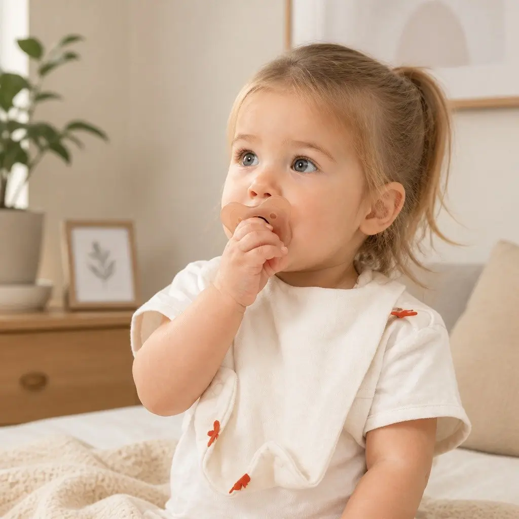 Baby Cotton Bib Mealtime Protection 19 x 26 cm
