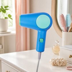 Compact Kids Hair Dryer: 178 x 64 x 121.5 mm