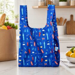 Medium Reusable Shopping Bag Foldable Grocery Tote Portable Lightweight Storage