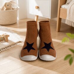 Kids Slipper Socks Soft Comfort Breathable Non-Slip Size 26-27 Machine Washable