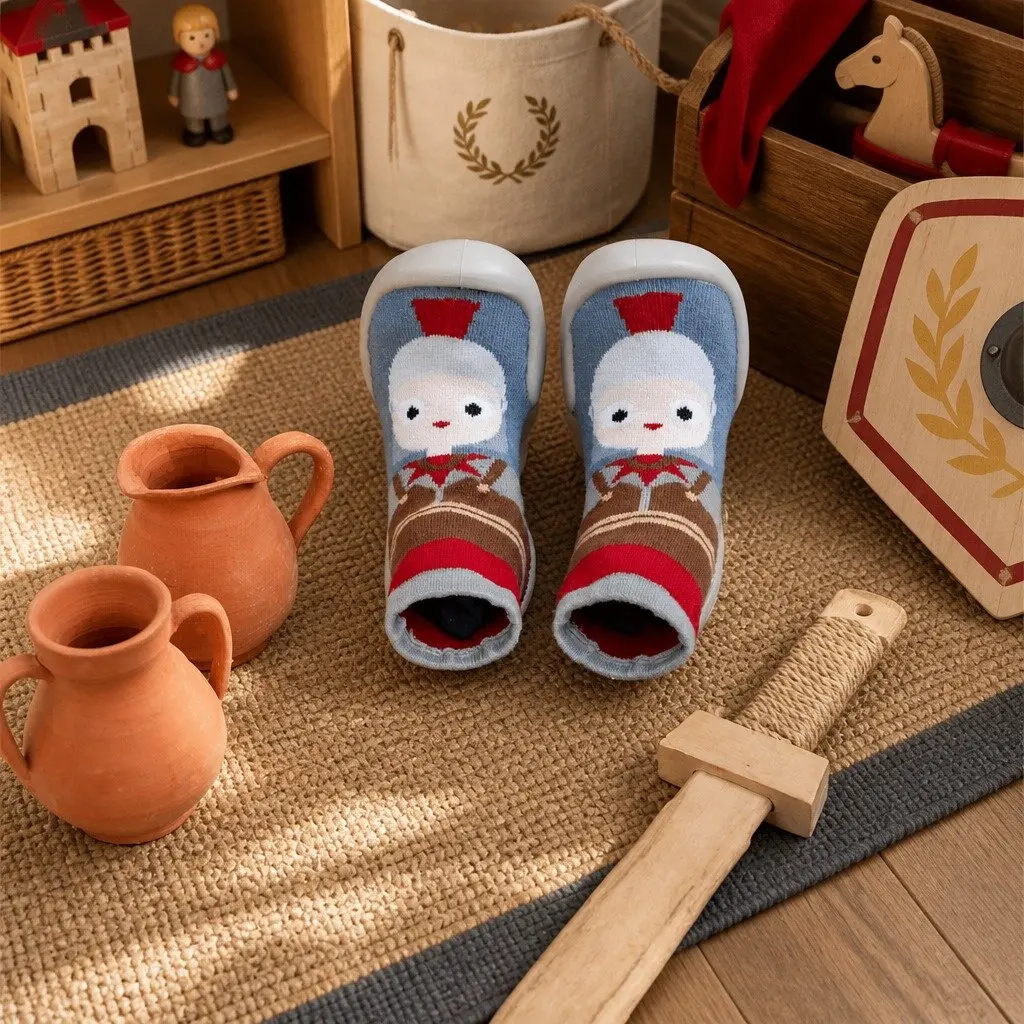Kids Slipper Socks Machine Washable Non-slip Comfortable Indoor Outdoor Footwear