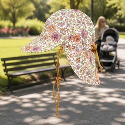 Reversible Baby Flap Hat with UPF50+ Protection, Size S