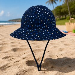 Toddler Bucket Sun Hat XS with UPF50+ and Cotton Blend
