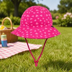 Toddler Bucket Hat with Soft Brim and UPF50+ Rating