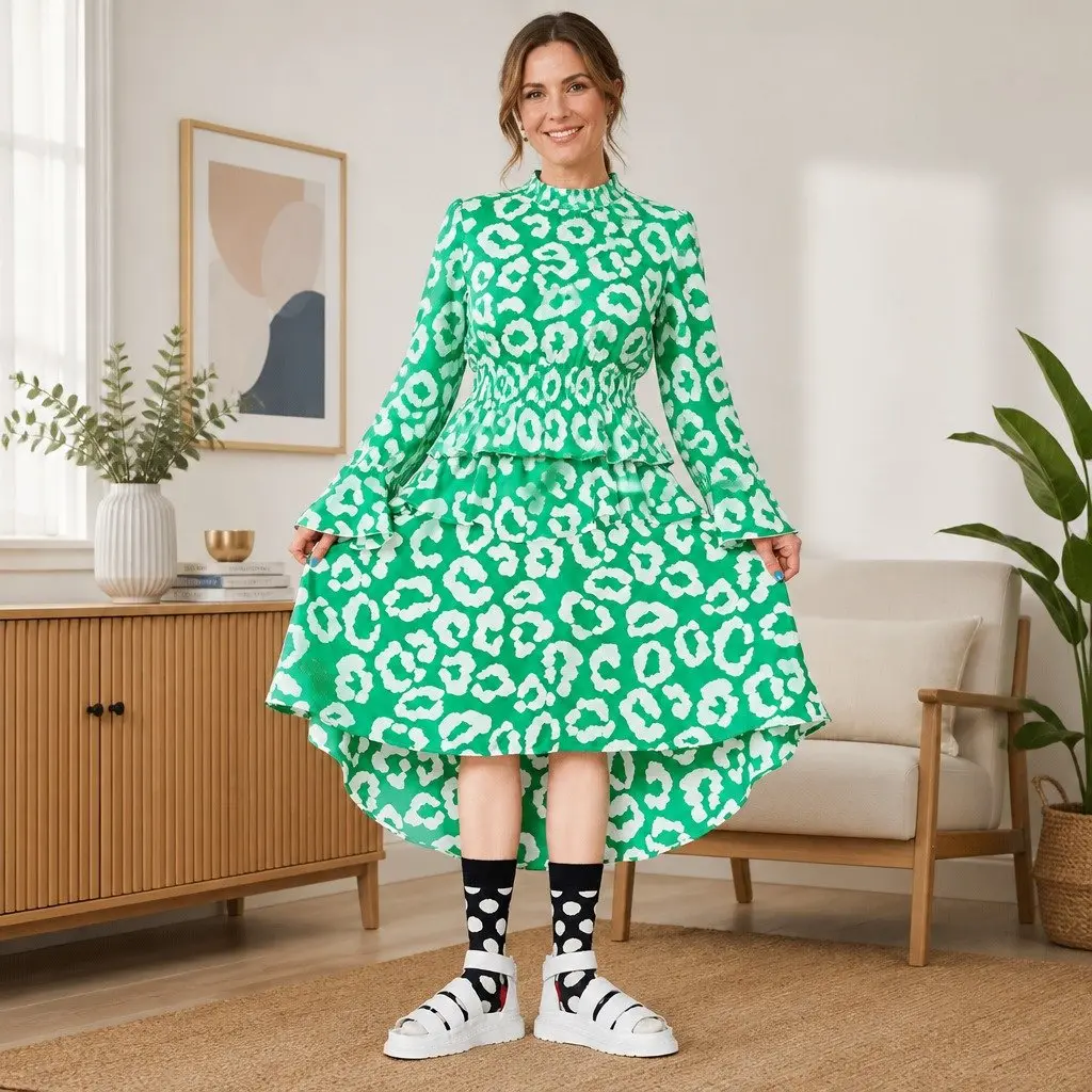 Big Dot Pattern Cotton Socks