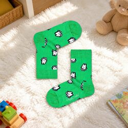 Kids Dog Socks Size 2-3 Years - Combed Cotton Quality