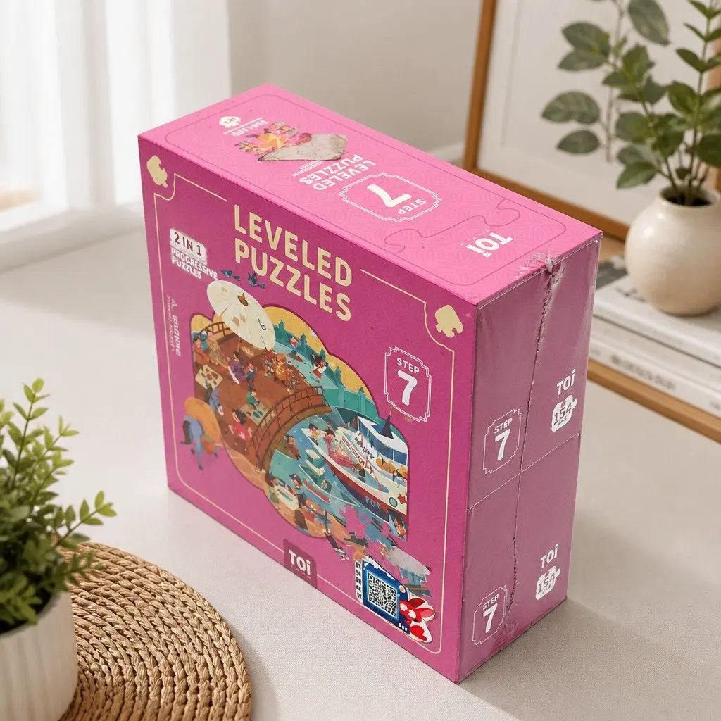 Leveled Puzzle Step 7 Long River of History Educational Brain Development Toy
