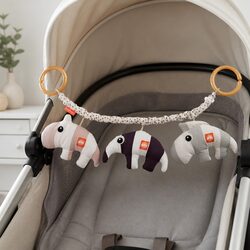 Pram Toy Set with Iconic Characters and Plush Material