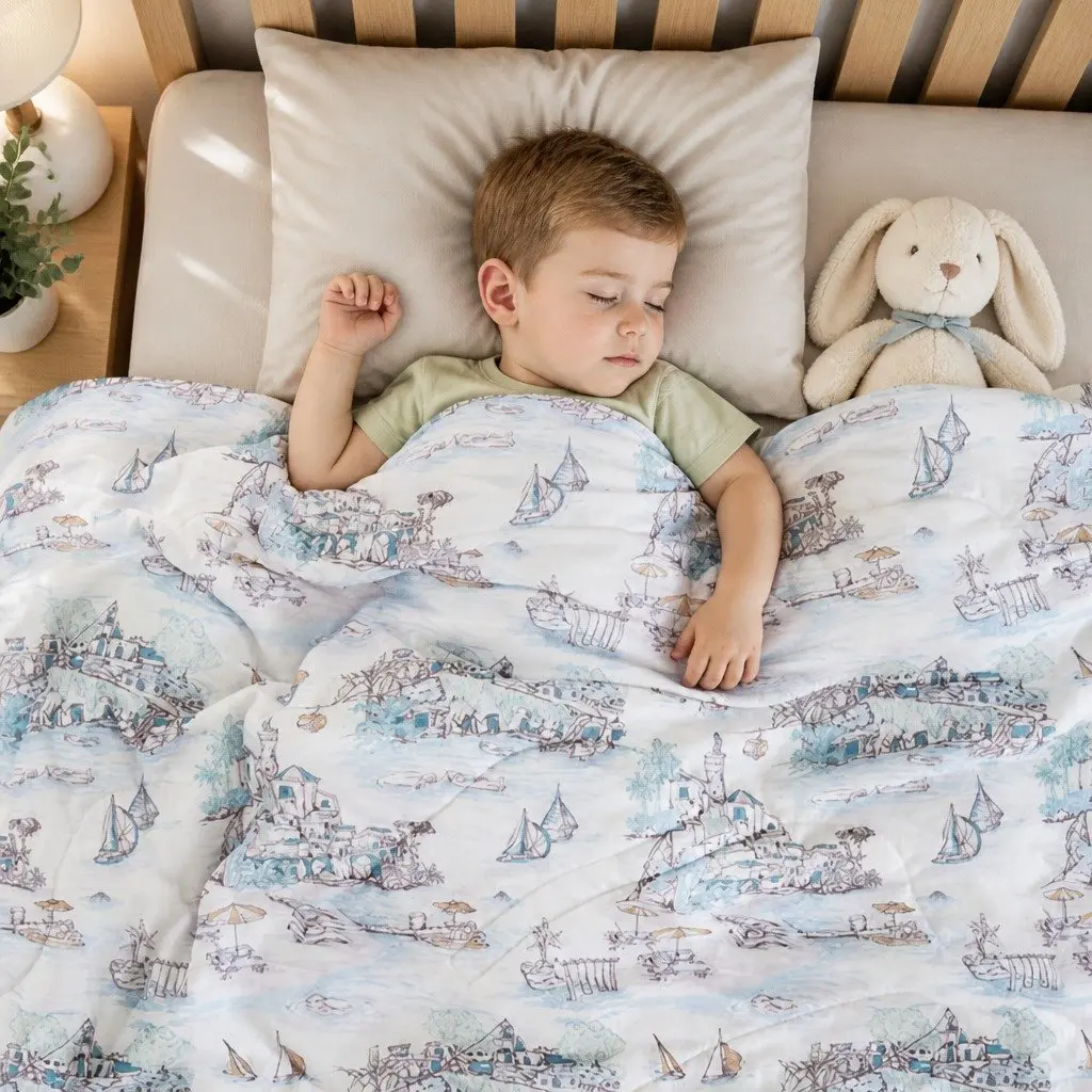 Cooling Comforter Blanket for Kids 120x150cm Moisture-Wicking Soft Sleep Cover